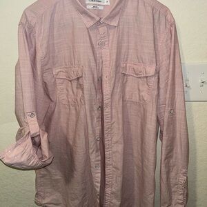 Calvin Klein Light Pink Collared Shirt